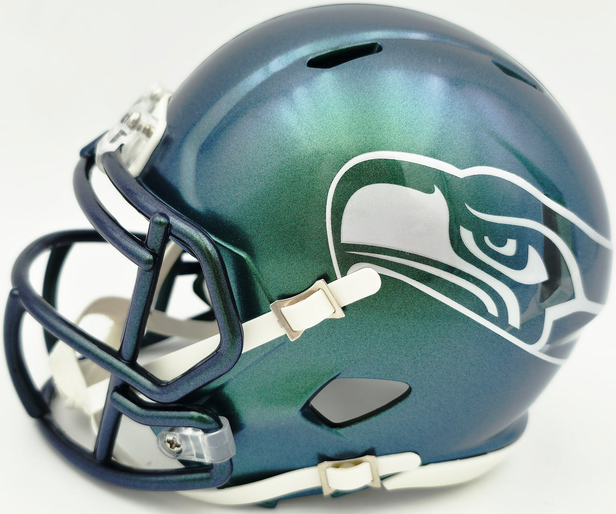 Leonard Williams Autographed Seattle Seahawks Rivalries Speed Mini Helmet Grad Witness Stock #268198