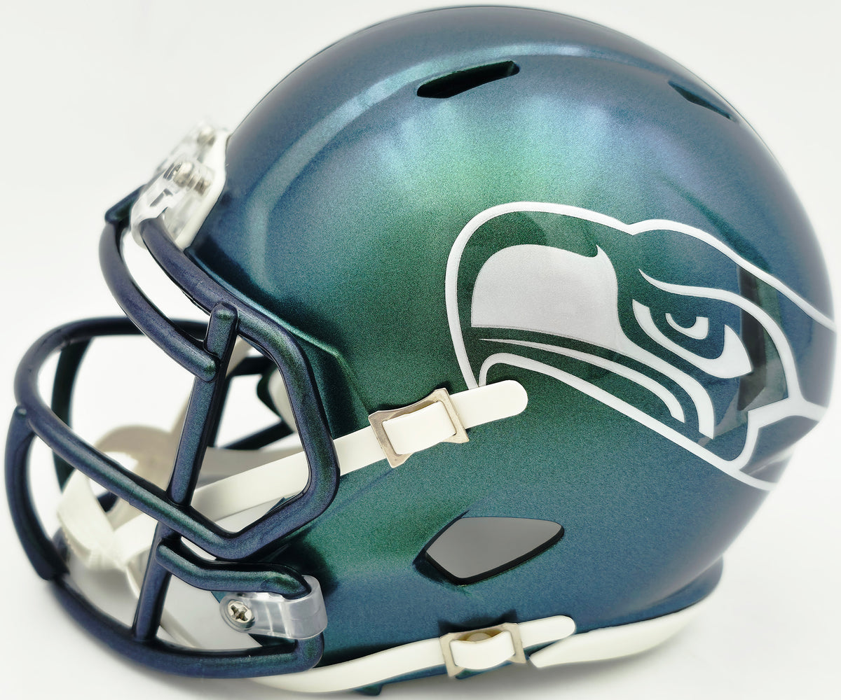 Leonard Williams Autographed Seattle Seahawks Rivalries Speed Mini Helmet Grad Witness Stock #268199