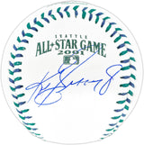 Ken Griffey Jr. Autographed Official 2001 All Star Game Logo Game Baseball Seattle Mariners Beckett BAS Witness Stock #253717