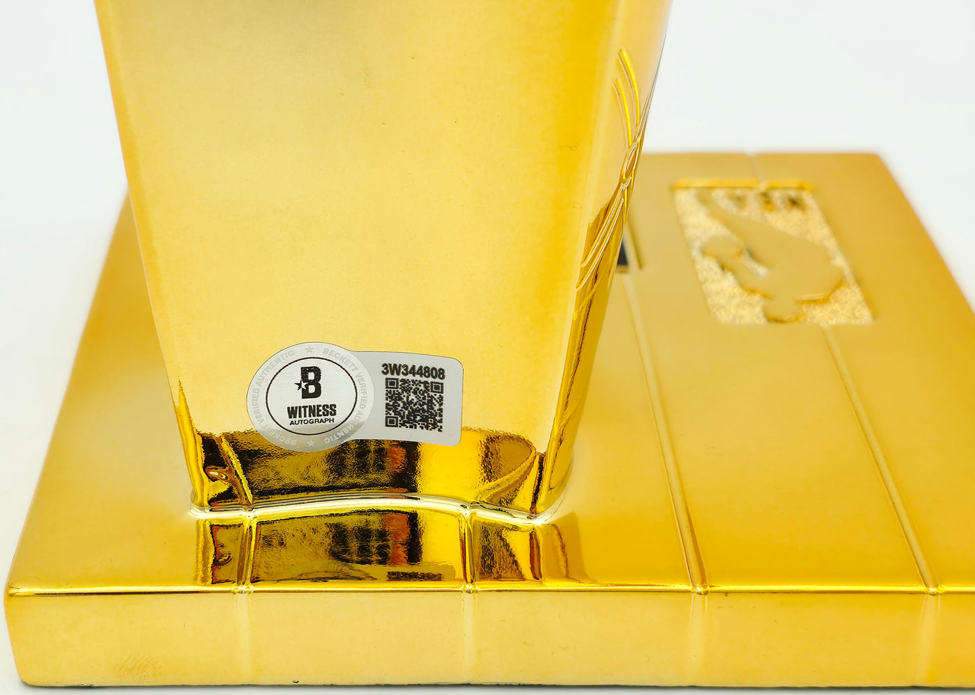 Julius "Dr. J" Erving Autographed Fanatics Philadelphia 76ers NBA Champions Mini Trophy Beckett BAS Witness Stock #253707