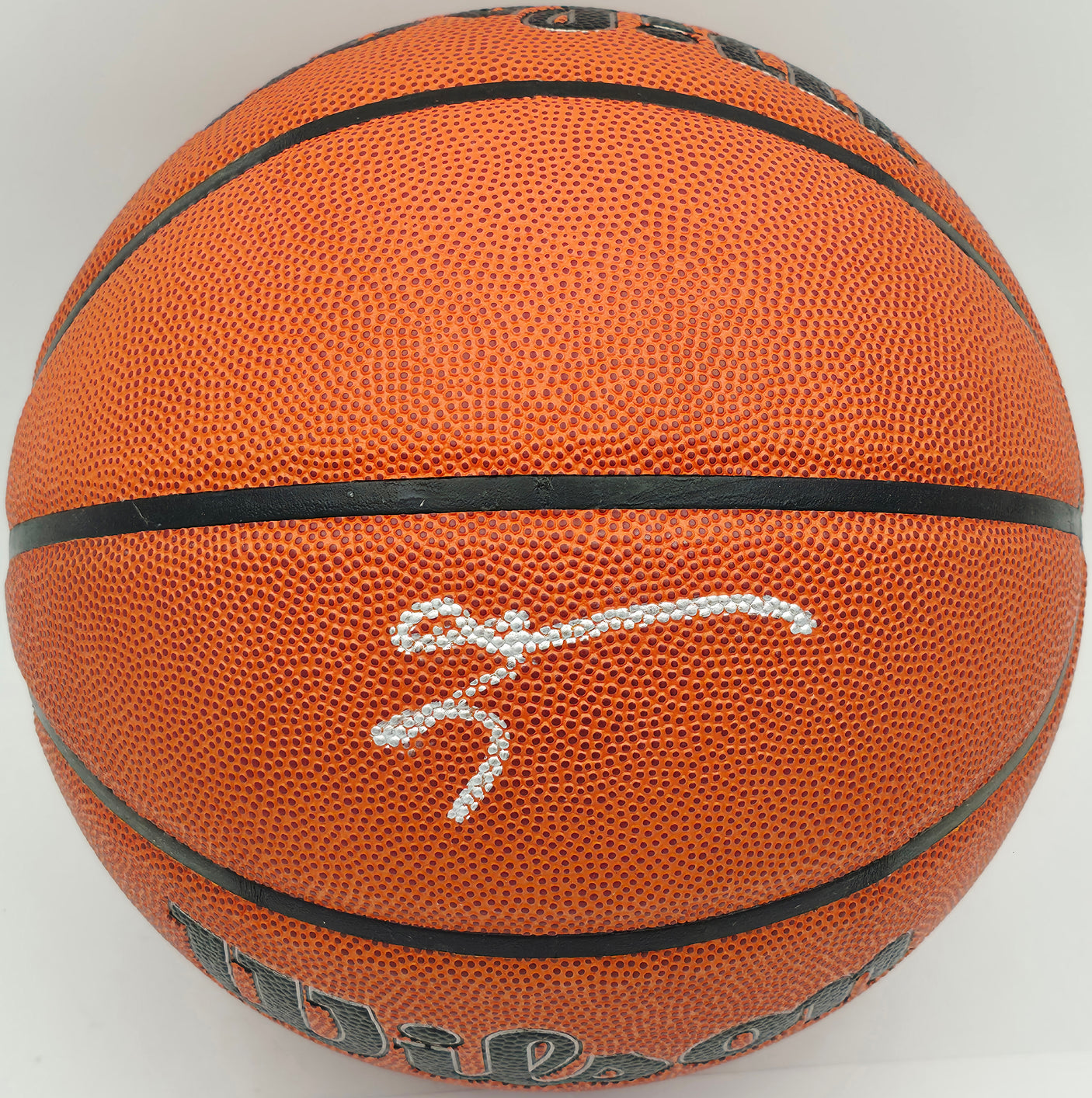 Allen Iverson Autographed Authentic Series Indoor/Outdoor Basketball Philadelphia 76ers Beckett BAS Witness Stock #253645