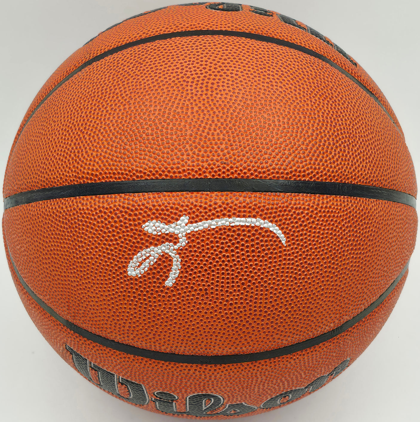 Allen Iverson Autographed Authentic Series Indoor/Outdoor Basketball Philadelphia 76ers Beckett BAS Witness Stock #253646
