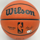 Julius "Dr. J" Erving Autographed Authentic Series Indoor/Outdoor Basketball Philadelphia 76ers Beckett BAS Witness Stock #253708