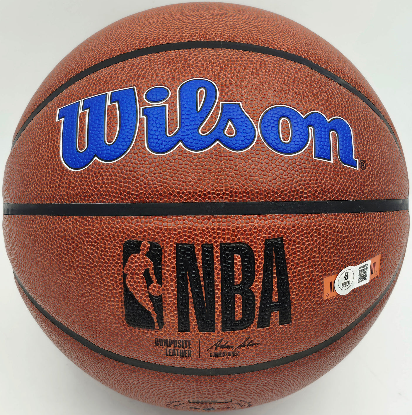 Julius "Dr. J" Erving Autographed Composite Leather Philadelphia 76ers Logo Basketball Beckett BAS Witness Stock #253709