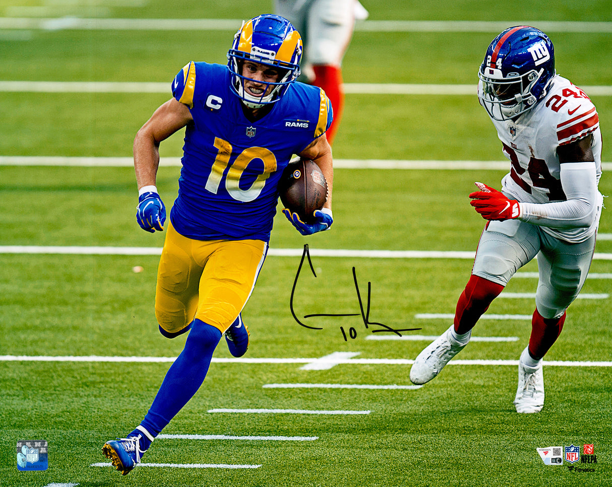 Cooper Kupp Autographed 16x20 Photo Los Angeles Rams Fanatics Holo Stock #253917