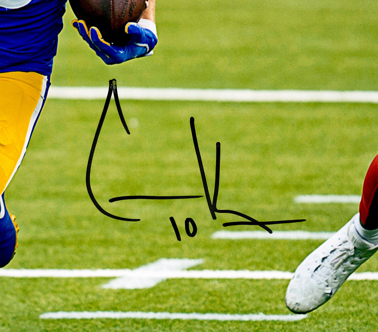 Cooper Kupp Autographed 16x20 Photo Los Angeles Rams Fanatics Holo Stock #253917