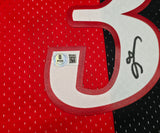 Philadelphia 76ers Allen Iverson Autographed Black & Red Authentic Mitchell & Ness 2000-01 HWC Swingman Split Jersey Size L Beckett BAS Witness Stock #253623