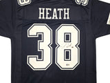 Dallas Cowboys Jeff Heath Autographed Blue Jersey Beckett BAS QR Stock #254161