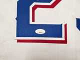 Texas Rangers Adrian Beltre Autographed White Jersey JSA Stock #253734