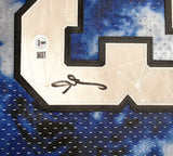 Philadelphia 76ers Allen Iverson Autographed Blue Authentic Mitchell & Ness 1996-97 HWC Swingman Galaxy Jersey Size L Beckett BAS Witness Stock #253621