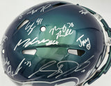 Seattle Seahawks Super Bowl LX Champions Autographed Rivalries Full Size Speed Authentic Helmet With 28 Signatures Including Sam Darnold & Jaxon Smith-Njigba Beckett BAS Witness Stock #268085