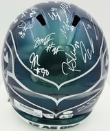 Seattle Seahawks Super Bowl LX Champions Autographed Rivalries Full Size Speed Replica Helmet With 28 Signatures Including Sam Darnold & Jaxon Smith-Njigba Beckett BAS Witness Stock #268086