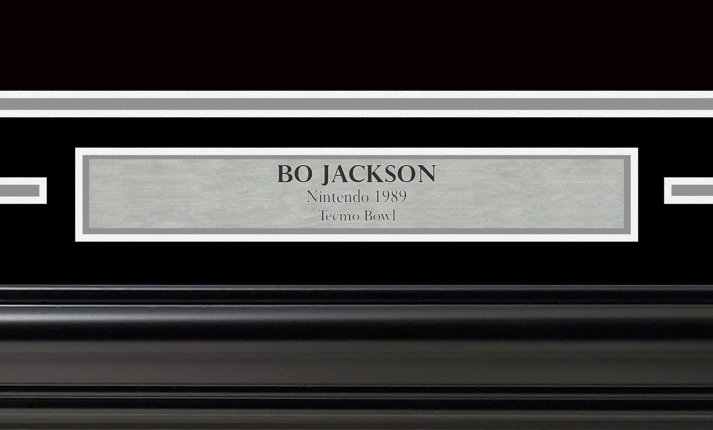 Bo Jackson Autographed Framed 16x20 Photo Oakland Raiders NES Tecmo Super Bowl Beckett BAS Witness Stock #254230