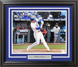 Bobby Witt Jr. Autographed Framed 16x20 Photo Kansas City Royals Beckett BAS Witness Stock #254231