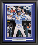 Bobby Witt Jr. Autographed Framed 16x20 Photo Kansas City Royals Beckett BAS Witness Stock #254232