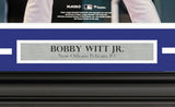Bobby Witt Jr. Autographed Framed 16x20 Photo Kansas City Royals Beckett BAS Witness Stock #254232