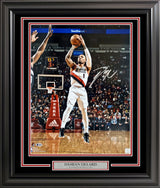 Damian Lillard Autographed Framed 16x20 Photo Portland Trail Blazers Beckett BAS Stock #254235