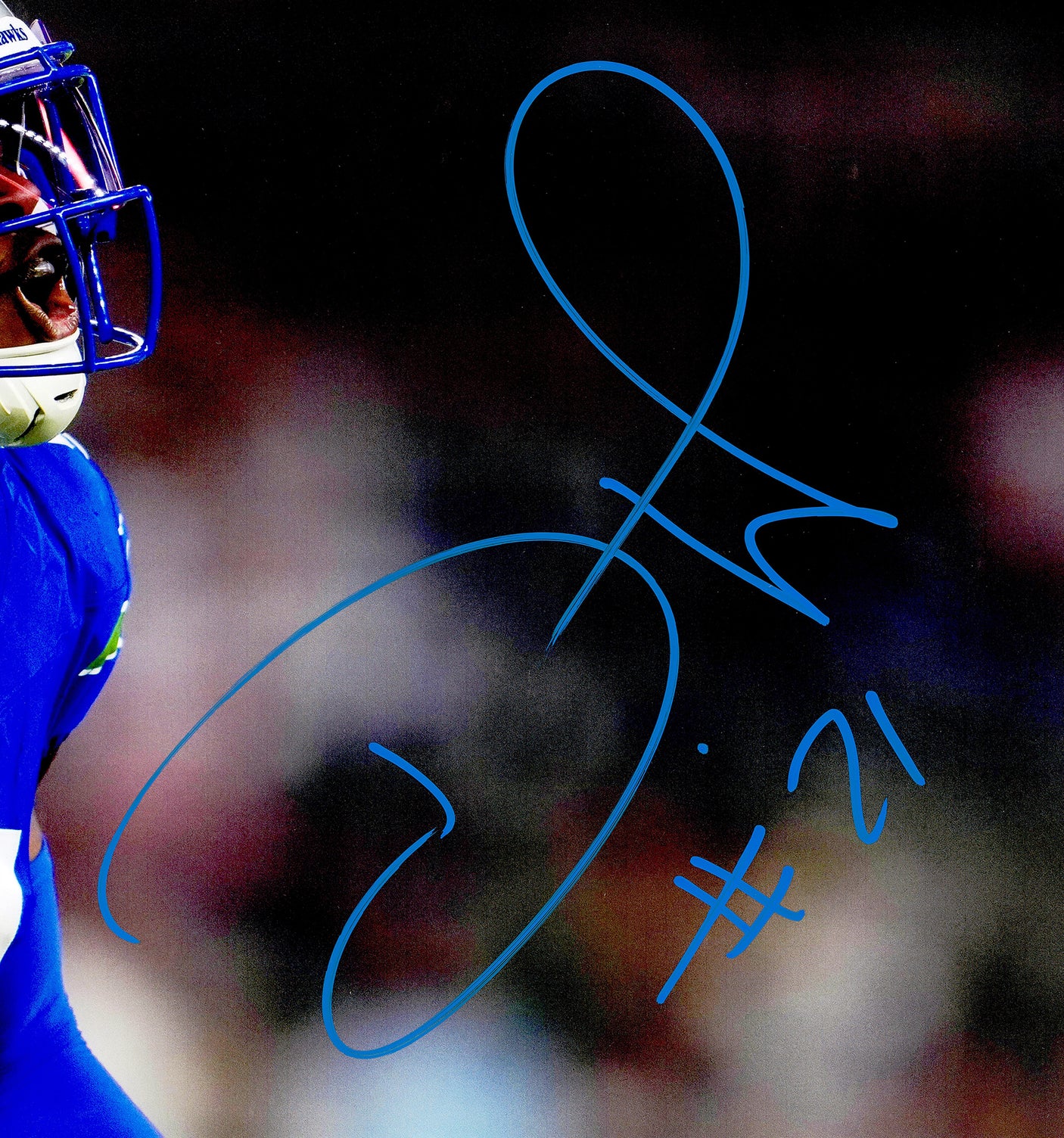 Devon Witherspoon Autographed Framed 16x20 Photo Seattle Seahawks MCS Holo Stock #254236