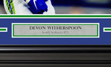 Devon Witherspoon Autographed Framed 16x20 Photo Seattle Seahawks MCS Holo Stock #254236
