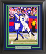 Devon Witherspoon Autographed Framed 16x20 Photo Seattle Seahawks Sack MCS Holo Stock #254237