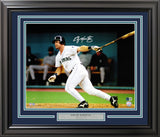 Edgar Martinez Autographed Framed 16x20 Photo Seattle Mariners The Double Beckett BAS Witness Stock #254238