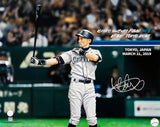 Ichiro Suzuki Autographed Framed 16x20 Photo Seattle Mariners Tokyo Dome Last Game IS Holo Stock #254240