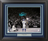 Ichiro Suzuki Autographed Framed 16x20 Photo Seattle Mariners Final At Bat IS Holo Stock #254241