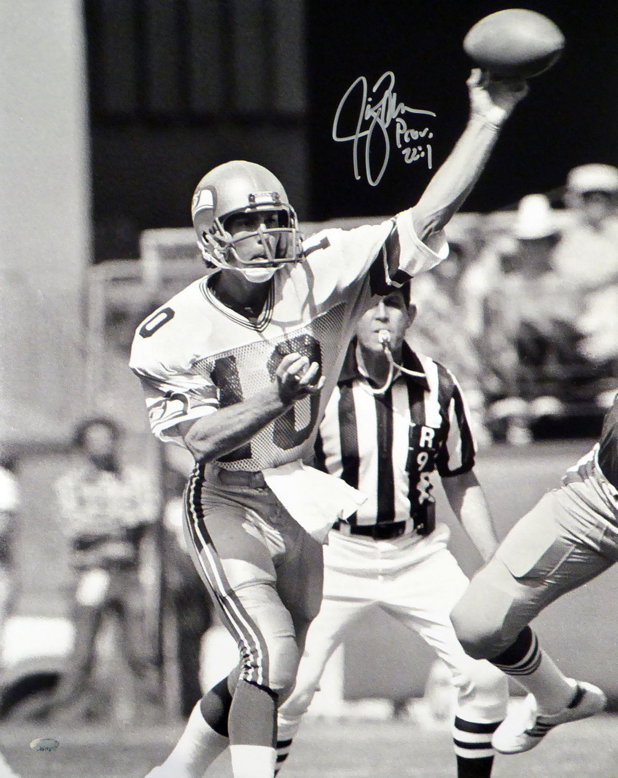 Jim Zorn Autographed Framed 16x20 Photo Seattle Seahawks MCS Holo Stock #254242