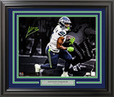 Kenneth Walker III Autographed Framed 16x20 Photo Seattle Seahawks Spotlight Beckett BAS Witness Stock #254247