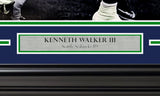 Kenneth Walker III Autographed Framed 16x20 Photo Seattle Seahawks Spotlight Beckett BAS Witness Stock #254247