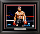 Mike Tyson Autographed Framed 16x20 Photo Posing Beckett BAS QR Stock #254252