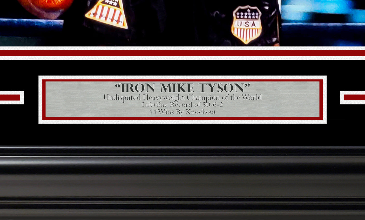 Mike Tyson Autographed Framed 16x20 Photo Posing Beckett BAS QR Stock #254252