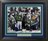 Richard Sherman & Malcolm Smith Autographed Framed 16x20 Photo Seattle Seahawks "The Tip 1/19/14" MCS Holo Stock #254255