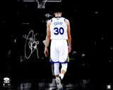 Stephen Curry Autographed Framed 16x20 Photo Golden State Warriors Spotlight JSA Stock #254259