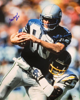 Steve Largent Autographed Framed 16x20 Photo Seattle Seahawks "HOF 95" MCS Holo Stock #254261