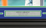 Steve Largent Autographed Framed 16x20 Photo Seattle Seahawks "HOF 95" MCS Holo Stock #254262