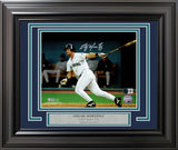 Edgar Martinez Autographed Framed 8x10 Photo Seattle Mariners The Double Beckett BAS Witness Stock #254269