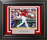 Elly De La Cruz Autographed Framed 8x10 Photo Cincinnati Reds HR Swing Beckett BAS QR Stock #254271