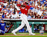 Elly De La Cruz Autographed Framed 8x10 Photo Cincinnati Reds HR Swing Beckett BAS QR Stock #254271