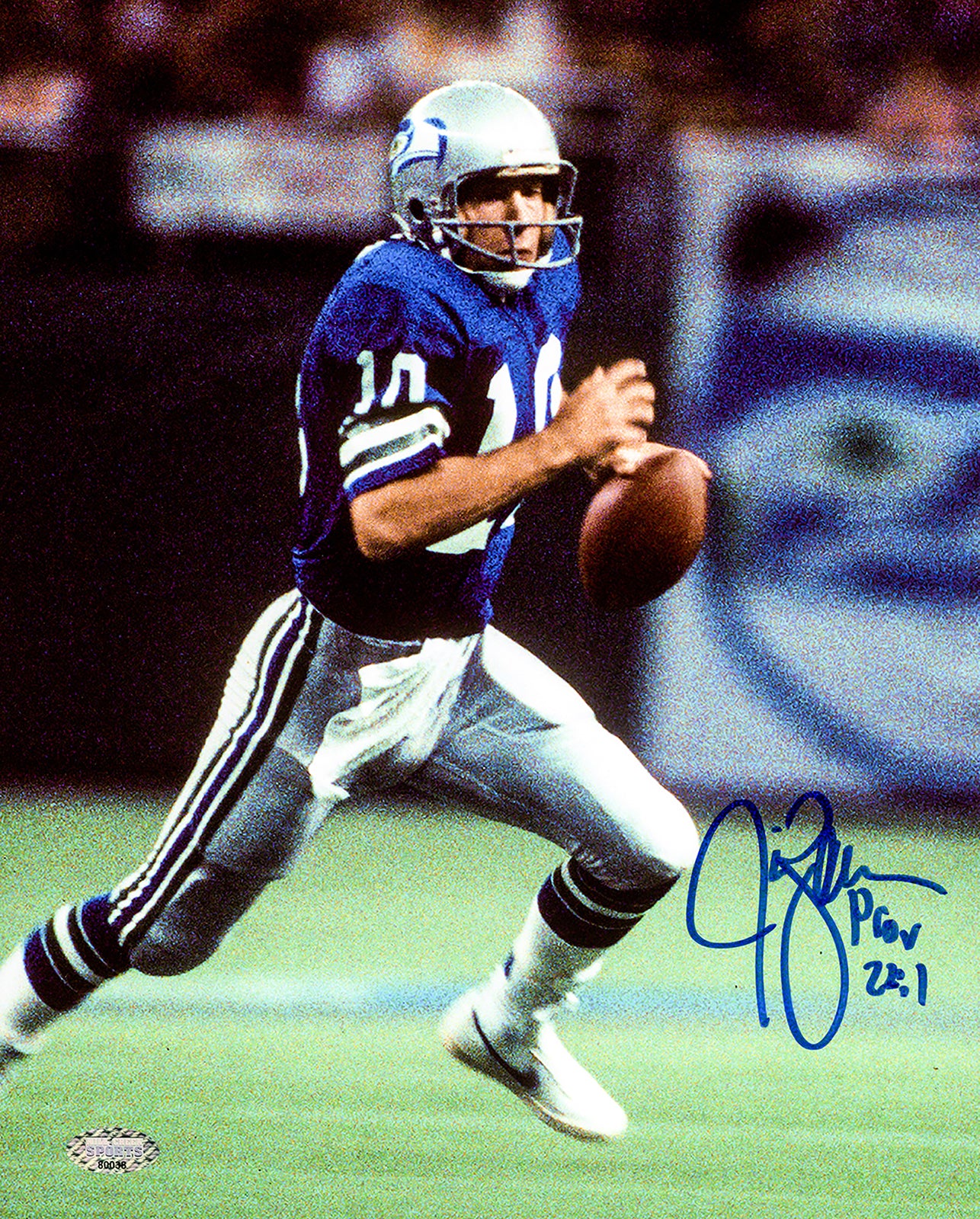 Jim Zorn Autographed Framed 8x10 Photo Seattle Seahawks MCS Holo Stock #254278