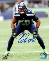 K.J. KJ Wright Autographed Framed 8x10 Photo Seattle Seahawks MCS Holo Stock #254282