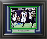 Kenneth Walker III Autographed Framed 8x10 Photo Seattle Seahawks Beckett BAS Witness Stock #254284