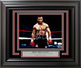 Mike Tyson Autographed Framed 8x10 Photo Posing JSA Stock #254290