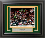 Shawn Kemp Autographed Framed 8x10 Photo Seattle Supersonics Slam Dunk Contest MCS Holo Stock #254298