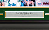 Xavier McDaniel Autographed Framed 16x20 Photo Seattle Supersonics MCS Holo Stock #254309