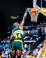 Xavier McDaniel Autographed Framed 16x20 Photo Seattle Supersonics MCS Holo Stock #254310