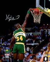 Xavier McDaniel Autographed Framed 8x10 Photo Seattle Supersonics MCS Holo Stock #254311