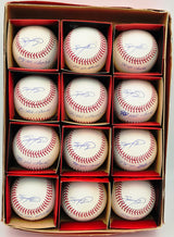 Mark McGwire & Sammy Sosa Autographed Official MLB Baseball 12 Count Lot "98 HR Chase" (Damaged) Beckett BAS Witness Stock #268005