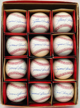 Sammy Sosa Autographed Rawlings Official MLB Baseball 12 Count Lot Chicago Cubs Full Name (Damaged) Beckett BAS Witness Stock #268008