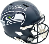 Jadarian Price Autographed Seattle Seahawks Blue Full Size Speed Replica Helmet Beckett BAS Witness Stock #268012